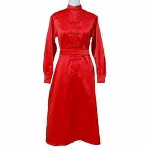 Vintage Albert Capraro Red Dress